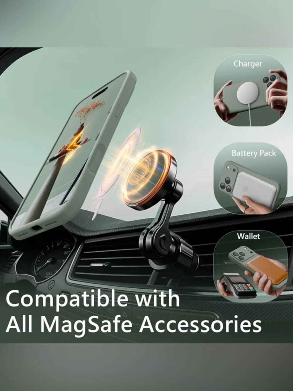 Magnetic for iPhone 17 Pro Case, Compatible with MagSafe